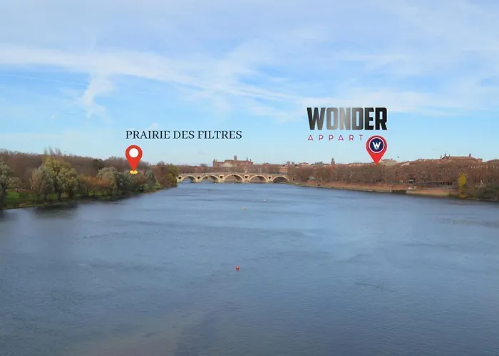 Wonder Appart' 402 - Vue Sur Garonne Tuluza